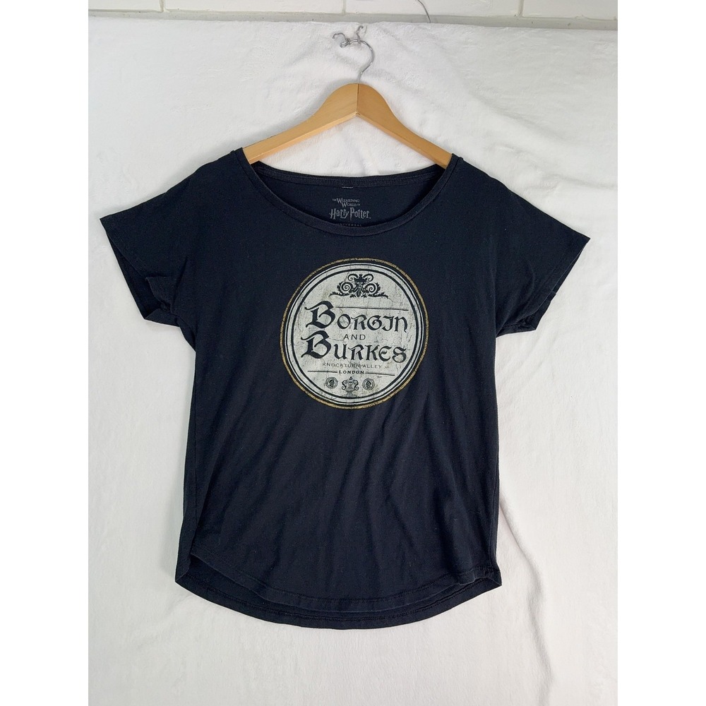 Harry Potter Shirt Womens XS Borgin and Burkes Knockturn Alley Universal Studios